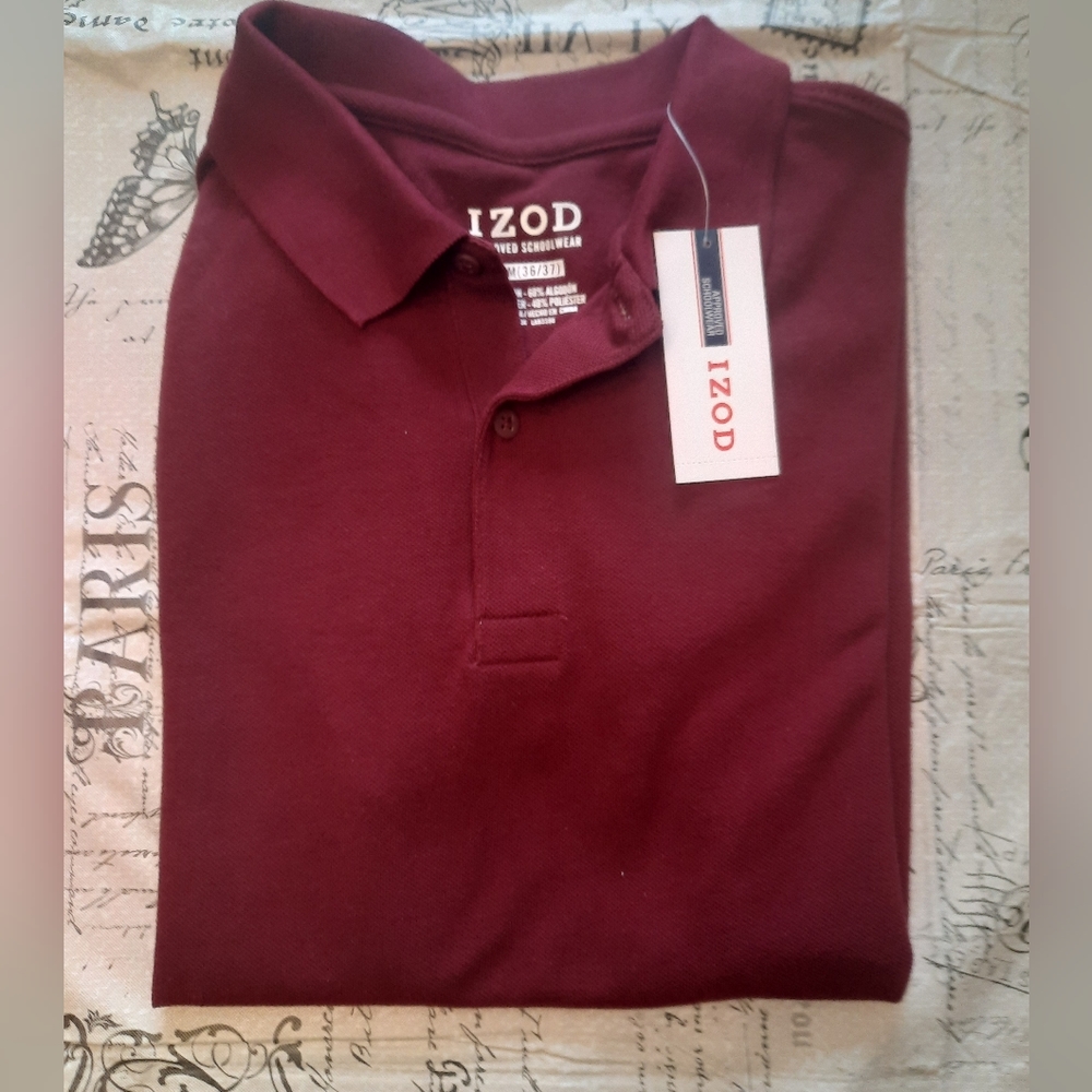IZOD Uniform Men's Short-Sleeve Pique Polo